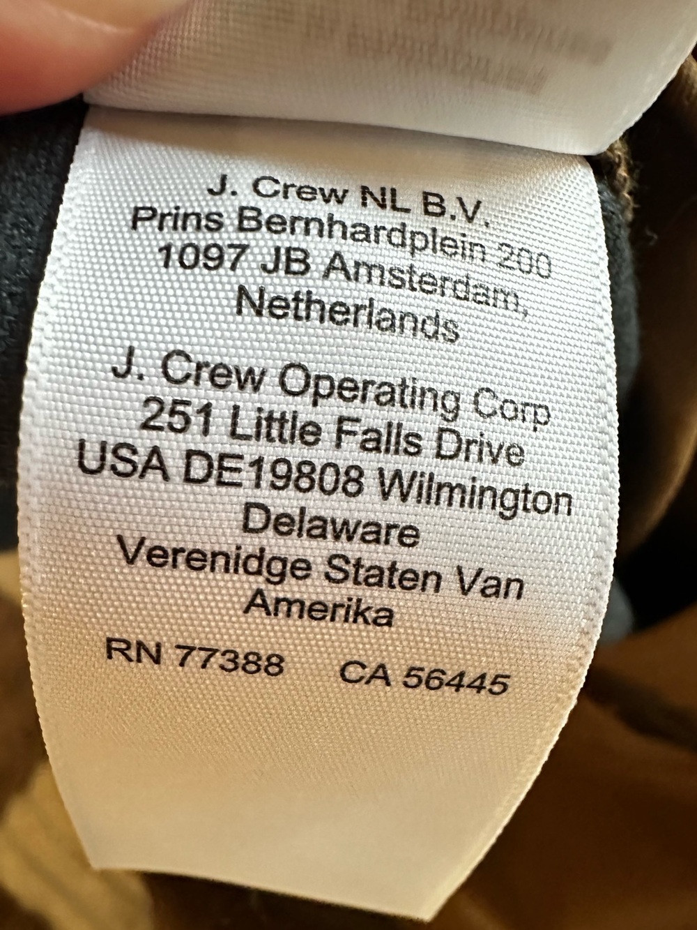 J. Crew Slim Wide-Leg Pants in Faux Leather, Brown Sugar Color - Picture 5 of 10